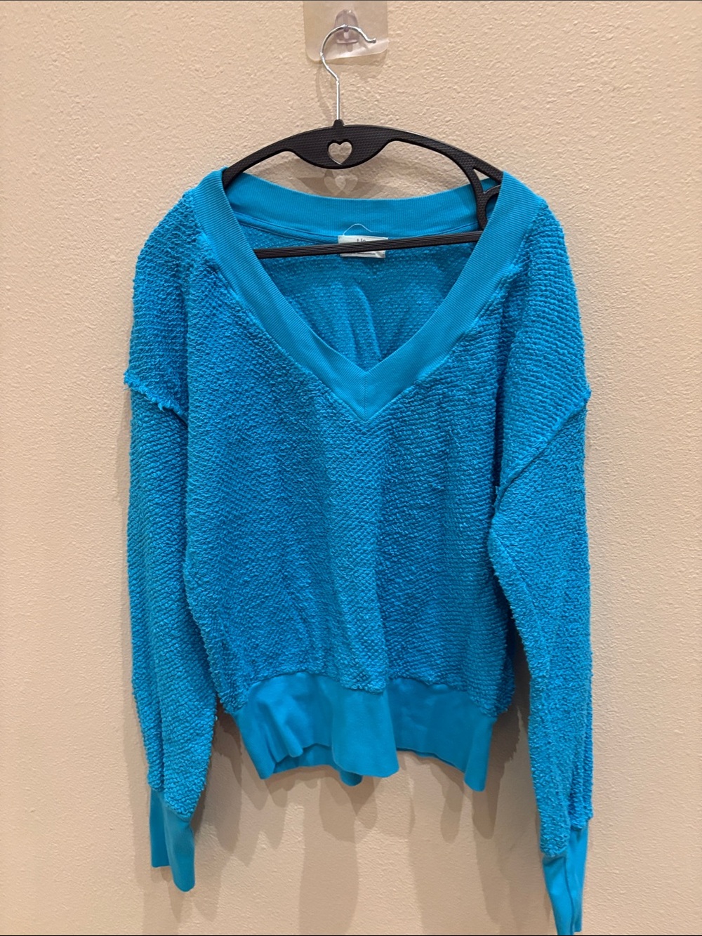 Women's Anthropologie t.la V-Neck Textured Sweater
